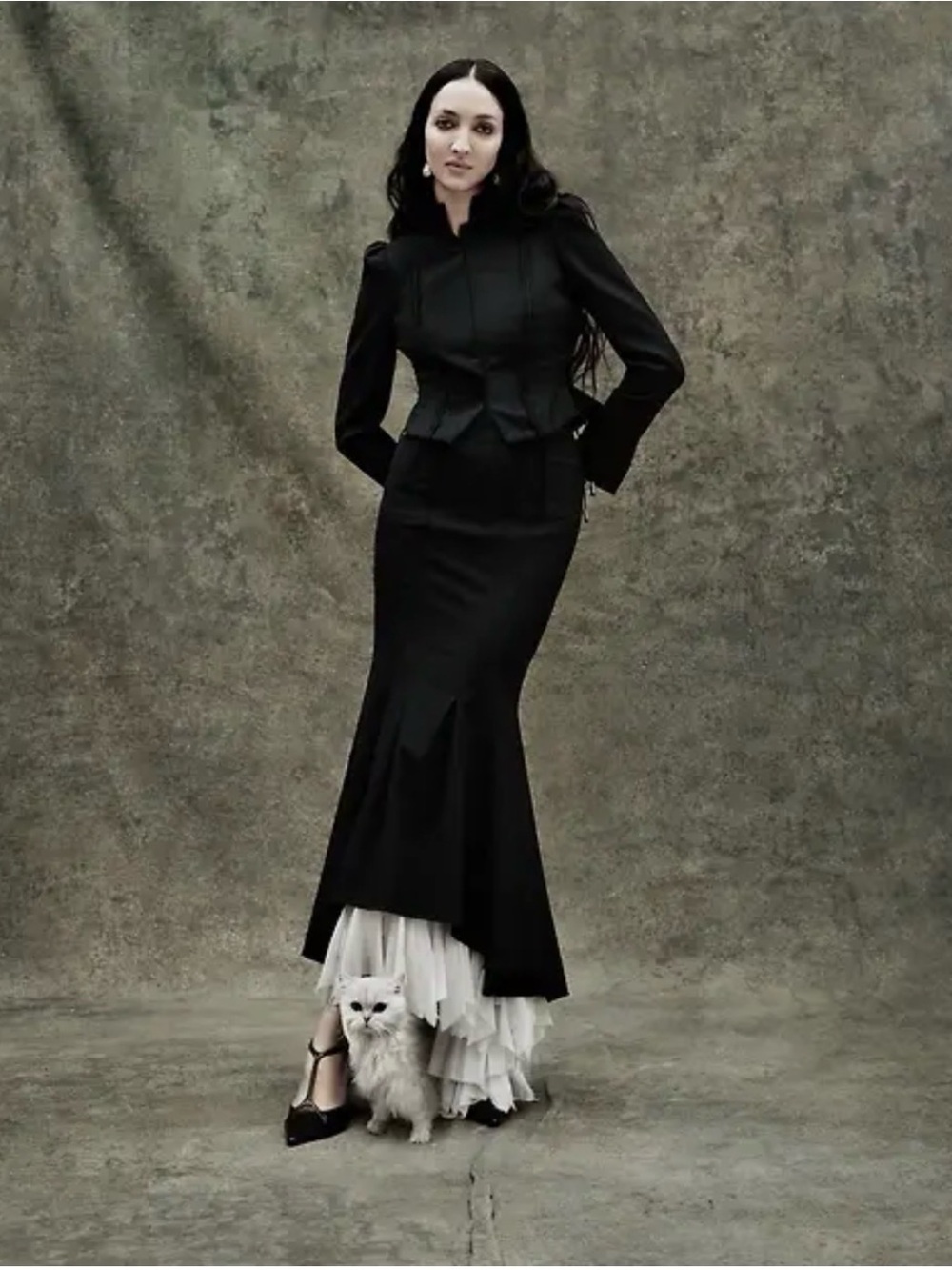 Zara ZW Collection Limited Edition Combined Godet Skirt